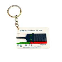 1pc Portable Plastic Tire Tread Depth Gauge 0-20MM Vernier Caliper, Tire Tread Depth Ruler, Depth Measurement Ruler Tread Depth Gauge Precision Slide Design Markings Groove Tire Tread Measurement Mini Caliper - Tire Calipers - View 5