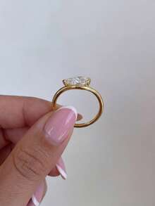1pc Unique Water Drop Wave 925 Sterling Silver Ring, Elegant & Sophisticated Women's Jewelry Gift, Suitable For Holidays, Birthdays, And Christmas Gifts - Water Droplet Wave Ring - View 3