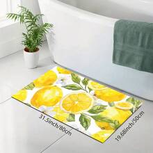 1pc Lemon Pattern Diatomaceous Earth Absorbent Drying Mat, Kitchen Countertop Drain Mat, Coffee Machine Mat, Pour Over Coffee Pot Mat, Bowl Dish Cup Drying Mat, Non-Slip Backing Heat-Resistant Kitchen Mat, Dining Table Mat, Breakfast Mat, Washing Machine Mat, Home Kitchen Dining Table Coffee Shop Bar Decor Mat, Holiday Party Housewarming Gift - Multicolor - View 17