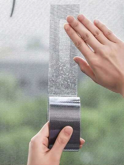1roll Self-Adhesive Window Screen Mosquito Net, Repair Tape Window Screen Net, Paste Anti-Mosquito Door And Window Strong Tape, Home Supplies