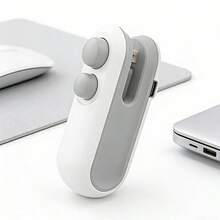 No More Stale Snacks! USB Mini Bag Sealer - Handheld Device To Instantly Re-Seal Any Chip Bag Or Plastic Pouch, Portable & Easy Use - 白色 - 查看 10