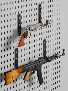 1/3/6Pcs Metal Vertical Bike Wall Mount Road Bike Holder. Multi-Functional Tool Hanger, Suitable For Hanging Bicycles, Various Ladders, Farm Tools, Shovels Various Tool Bags And Various Power Tools - Multicolor - View 2