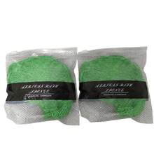 Ethically Sourced Authentic African Exfoliating Net Sponge |     Premium African Net Sponge For Deep Body Cleansing |     Cruelty-Free Bath Exfoliator - 2個綠色網狀款式(袋裝) - 查看 2