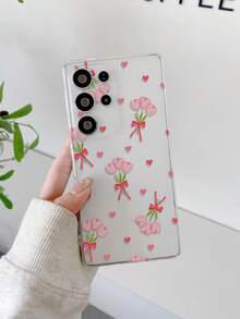 1个郁金香心形图案透明TPU软手机壳，防摔防刮防指纹，摄像头开孔精准，兼容三星、Pixel、Infinix、Redmi等品牌手机 - 彩色 - 查看 6