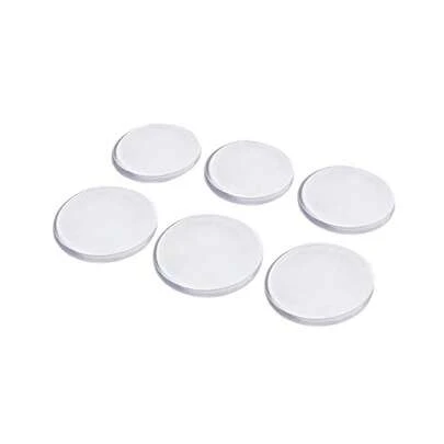 4 piezas/paquete Tope de puerta transparente de 30 mm de función múltiple, fácil de instalar, anti-colisión, fácil de quitar, sin residuos, adecuado para el hogar y la oficina, evita daños a puertas y muebles