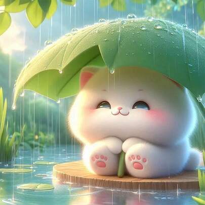 熊猫饺子防水卡通贴纸，防刮橱柜门冰箱门墙贴，可爱房间装饰贴纸