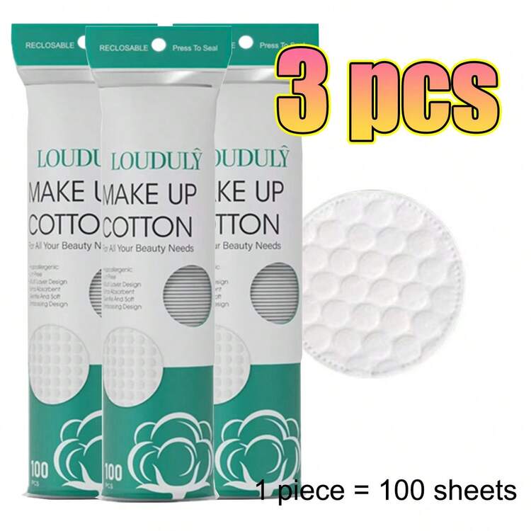 200/300/400/600pcs Round Facial Cleansing Pads - Gentle Makeup Remover Wipes, Convenient Travel Face Towels, Suitable For All Skin Types, Fragrance-Free, Perfect For Travel, Unisex, Practical Gift For Christmas, New Year, Birthday, Anniversary - Multicolor - View 9