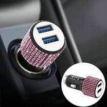 Bộ sạc ô tô 4 trong 1 đính đá lấp lánh với màn hình hiển thị điện áp, cáp sạc 3 trong 1 có thể thu gọn, cáp sạc USB, cáp sạc nhanh 3 trong 1 (phù hợp cho nữ), tương thích với camera hành trình, iPad, GPS, quà tặng hoàn hảo cho dịp lễ/sinh nhật. - Cáp dữ liệu múa ba lê thanh lịch - Xem 46