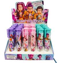 Eid Mubarak Witch Hunting Retractable Push-Button Eraser, Student Drawing Smudge-Free Eraser, Back To School Stationery, Back To School Gift - Multicolor - View 6