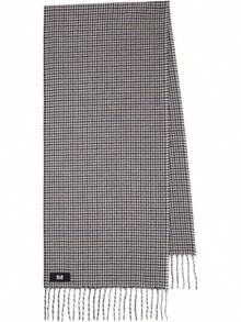 Weekend Offender 2309 Nurmagomedov Soft Check Scarf Navy - 1 - View 3