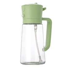 2-In-1 Oil Sprayer & Pourer - Non-Stick Glass Auto-Open/Brush For Fat Loss - Multicolor - View 7