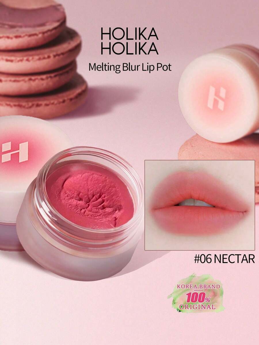 HOLIKA HOLIKA Son môi làm mờ 01 REDLY, Màu đào nude, san hô đậm, trà hồng, Chất mousse nhẹ, Bột mềm mịn, Hiệu ứng nhung mờ, Lớp finish bán lì, Công thức không gây khô môi, Tạo hiệu ứng chuyển màu tự nhiên, Hũ nhỏ gọn tiện mang theo, Bền màu cả ngày, Dễ thoa, Mỹ phẩm Hàn Quốc