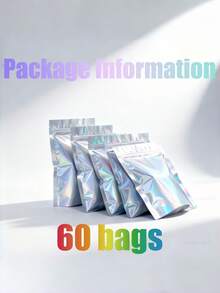 Customized Personalized Upright Resealable Laser Sealed Bags | U-Shaped Seal, Thick & Durable, Premium Party Favors And Gift Packaging, Suitable For Wedding, Birthday, Christmas Gift Fillers - Multicolor B - View 19