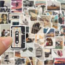 50pcs Vintage Torn Photo Stickers,Suitable For Decorating Tablet Cases, Water Cups, Tables, Waterproof Stickers - Multicolor - View 6