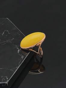 2026 Luxurious And Elegant High Quality Golden Artificial Red Crystal Imitation Red Ruby Ring Is Suitable For Women In Europe The Middle East, And The United States - Gold Ring - View 9