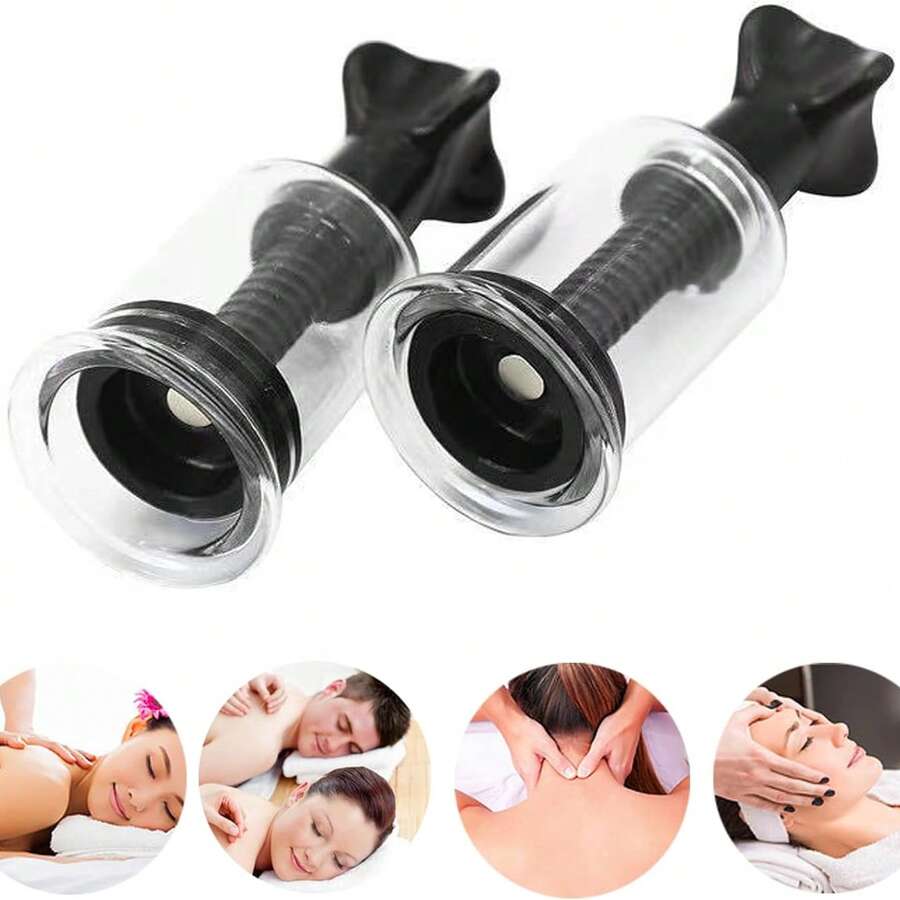 Adjustable Nipple Corrector For Inverted Or Flat Nipples – Gentle Suction Everter For Breastfeeding Moms | Supports Latch & Nursing Comfort - 2 cái màu đen - Xem 1