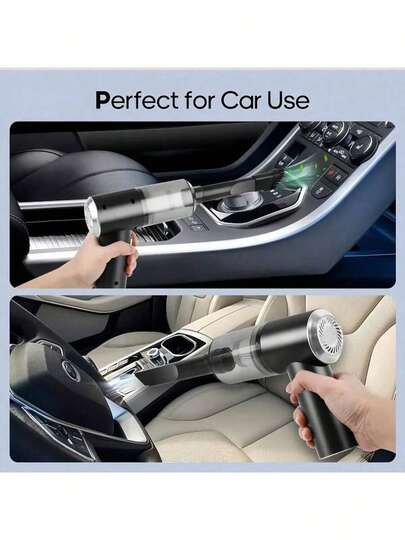 Mini Aspirador de Pó Portátil Sem Fio | USB Recarregável | Bivolt | Limpeza Rápida para Casa, Sofá e Carro | Compacto e Versátil!