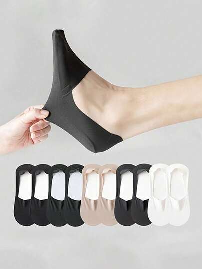 1/5/10 Paar herensokken, onzichtbare sokken, herensokken, witte sokken, zwarte sokken, korte sokken, huidkleurig, vochtregulerend, zacht en ademend, casual mode, comfortabel, casual stijl, geschikt voor thuis, kantoor, dagelijks gebruik, geschikt voor alle seizoenen