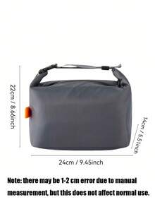 Borsa termica portatile per il pranzo, borsa termica da viaggio all'aperto, borsa per il pranzo di grande capacità, impermeabile e resistente all'olio, adatta per uomini e donne, versatile per pendolarismo, ufficio, picnic, viaggio, campeggio, scuola, cucina, viaggi e campeggio - Multicolore - Visualizzare 11