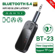 2-In-1 Bluetooth 5.4 Audio Transmitter Receiver, 3.5mm AUX RCA TF Card HIFI Wireless Adapter With Microphone - A - View 13