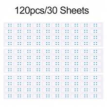 120pcs Face-Lifting Tape Stickers, Portable Face Beauty Lifting Patch, For Firming And Lifting, Instant Face Lifting Stickers/Strips, Invisible Facial Lifting Strips, Multi-Purpose Facial Care Patch, Beauty Lifting Tools - Clear - View 12