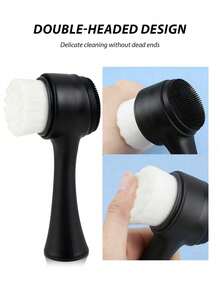 2/3/4/8件套面部美容按摩清洁工具套装，包含面部美容刮痧板、按摩滚轮、面部冰按摩模具、双面洁面刷、发带、腕带、收纳袋，适合女性、学生、母亲、姐妹，节日礼物之选。 - 彩色 - 查看 3