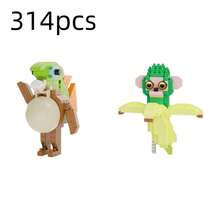 Mini Cartoon Plastic Puzzle Building Blocks Figures, Random Style, Holiday Gift, Quality Assembly Experience, DIY, Durable Materials - Multicolor - View 11