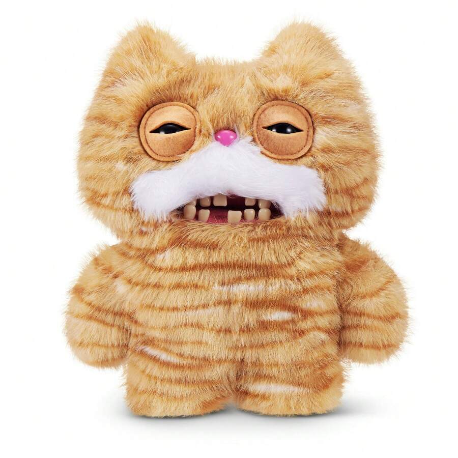 ZURU Fuggler Alley Cats 9英寸毛绒玩偶（臭脸款） - 滑稽丑陋的怪物毛绒玩具，拥有类似人类的牙齿，适合儿童、青少年、成人和爱猫人士收藏。 - Stinkface - 查看 1