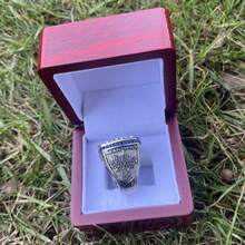 Silver Color Rhinestone 2013 Football Championship Ring With Box For Men - Ring With Box - View 5