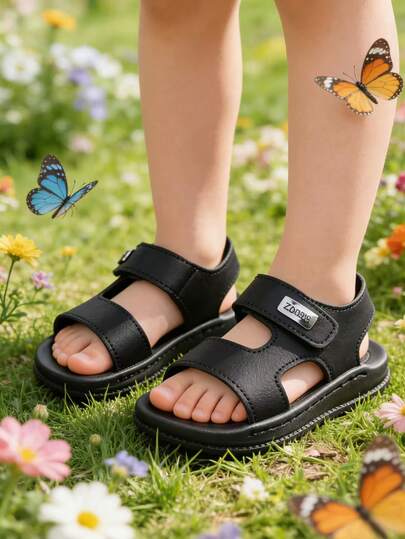 Fashionable Casual Children's Sandals, Toddler/Little Kids Boys/Girls Soft Bottom Lightweight Flat Sandals, Versatile Outdoor Beach Sandals