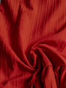 Women's Summer Backless Tie Strap Sleeveless A-Line Ruffle Hem Casual Mini Dress, Women's Casual Elegant Dress, Party Free Spirit Dress - Red - View 3