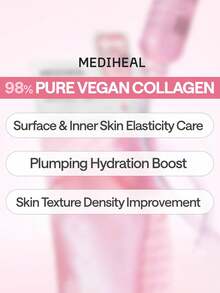 Mediheal 10片装胶原蛋白精华面膜，紧致弹力护理，深层补水面膜，纤维素面膜，韩国护肤品 - Collagen - 查看 4