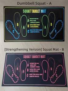 1pc Anti-Slip Training Mat, Suitable For Fitness Training Scenarios. It Helps Improve Exercise Efficiency And Safety. It Is Anti-Slip, Durable, Soft And Elastic. It Is Specially Designed For Home Fitness / Gym Use. It Is Suitable For Home Workouts, Indoor / Outdoor Activities, And Yoga. - Multicolor - View 3