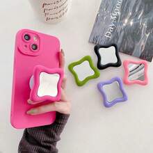 2pcs Random Acrylic Resin Flower Bubble Stand, Slouchy Desk Phone Holder, Expandable Adhesive Phone Stand, Creative Design Blind Box - Multicolor - View 6