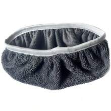 3 Reusable Mop Pads: Washable, Highly Absorbent, Suitable For Both Dry And Wet Cleaning, Green Polyester Fiber With White Edge Circular Design, Compatible With Most Flat Mops, No Mop Head Included, Efficient Floor Care Tool, Meticulous Surface Treatment, Highly Absorbent Material - Grey - View 13