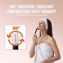 Red Light Therapy Wand For Face, 7-Color LED Facial Wand Red Light Therapy Device With Heatig Therapy| Microcurrent Vibrating Massage, Portable LED Beauty Wand For Face, Neck - Black - View 5
