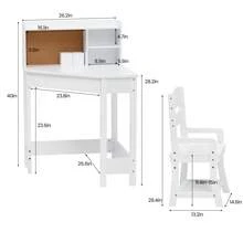 Kids Tables & Chairs - White - View 8