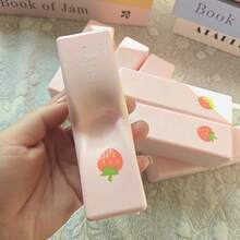 Cute Strawberry Slow Rebound Toy, Suitable For Ages 14+, Office Desk Stress Relief Squeeze Toy