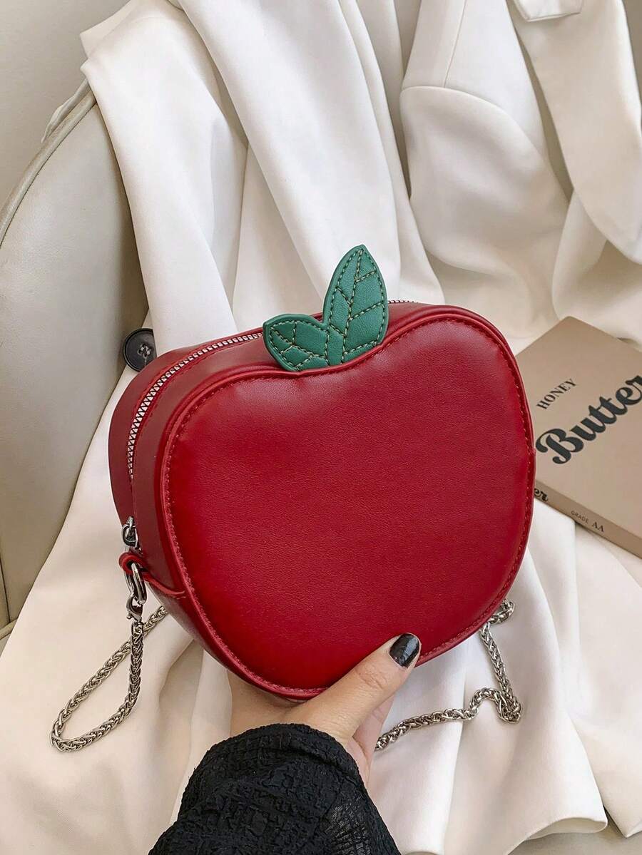 New Simple Fashion Versatile Personalized Fruit Chain Women Handbag Mochilas,Sprayground Backpack,Laptop Case,Backpacks For Women,Tote Bags For Women,Shoulder Bags For Women,Purse Accsesories,Work Bag,Carteras De Mujer Elegantes,Handbags,Id Holder,Mini Backpack,Tote Bags,Luggage Set,Purse,Travel Essential,Purses And Bags Women,Bags,Wallet,Travel,Beach Bag,Valentine's Day,Makeup Bag,Black Purse,Carteras Para Mujer,Cruise Essentials,Valentines Gifts,Crossbody Bags For Women - 紅色 - 查看 1
