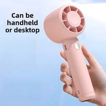 OBOVAY 1pc Mini Fan Portable Handheld Fan Student Desktop USB Charging Fruit Multiple Styles And Colors Fan, Travel & Home Use,Valentine's Day Gift - Multicolor - View 4