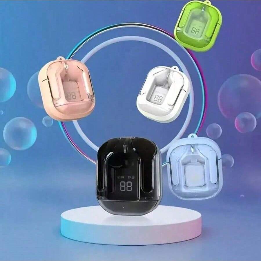 TWS Bluetooth Earbuds Wireless 5.3 Sport Gaming Headsets Noise Reduction Earphone Mic LED Display Earphones(Optional Headphone Protective Case Specifications) - one-size - View 1