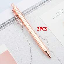 Customized Text/Logo Retractable Pen With Glitter Metallic Finish, Customized Logo Metal Advertising Ballpoint Pen, Creative Glitter Metallic Advertising Gift Ballpoint Pen, Back To School Gift, Gift For Teachers And Friends,Office Decor - 14.3*1cm - View 15