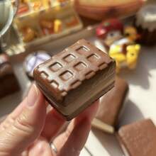 慢回弹巧克力面包挤压玩具，缓解压力，舒缓情绪，礼物，节日礼物，生日礼物，完美礼物 - 彩色 - 查看 8