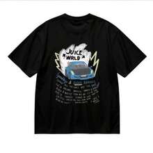 Camiseta gráfica de la gira Breezy Bowl XX de  - Camiseta de manga corta vintage de hip hop, camiseta impresa de manga corta , camiseta de hip-hop con letras de coche deportivo, camiseta impresa de verano y otoño para mujeres y hombres Juicew - Negro - Ver 4