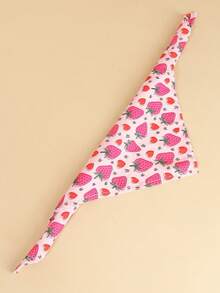 Babero/pañuelo triangular lindo y dulce, adecuado para gatos y perros - Multicolor - Ver 5