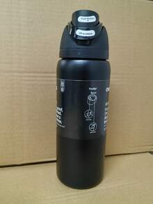 32盎司不锈钢保温运动水壶，带吸管，适合运动、旅行和上学；32盎司大容量金属真空保温可重复使用咖啡旅行杯；32盎司便携式水壶；保温/保冷数小时；防汗；耐用；32盎司运动水壶，是户外活动、露营、驾车的理想之选，也是健身爱好者的绝佳生日和圣诞礼物。 - 彩色 - 查看 7