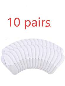 5/10/15/20 Pairs Disposable Slippers, Soft & Comfortable, Non-Slip Sole, Suitable For Hotel, Home And Travel - Breathable Thick Insole - Multicolor - View 8
