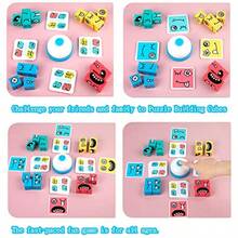 Wooden Face Changing Magic Cube Building Blocks Game Matching Expression Puzzle Toy Board Games For Family Night Match Puzzles Geometric Educational Toys For And AdultsFull Of Fun - ChillFaces - View 6