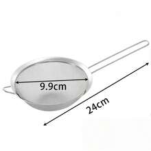 3pcs Stainless Steel Mesh Strainers, Thicker & Deeper, Kitchen Strainers With Slanted Oil Groove To Prevent Leakage, Kitchen Gadgets, Baking Tools - Multicolor - View 7