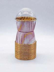 50 chiếc giấy lót bánh cupcake chịu nhiệt, cốc giấy cupcake dùng một lần, cốc muffin, giấy lót bánh cupcake bóng chịu nhiệt, khuôn muffin, dụng cụ làm bánh, cốc cupcake có viền, cốc bánh ngọt, giấy lót bánh cupcake dùng cho tiệc cưới và sinh nhật (không kèm nắp) - Nhiều màu - Xem 9